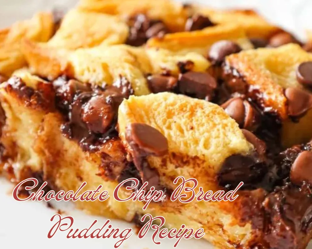 Chocolate Chip Bread Pudding Recipe