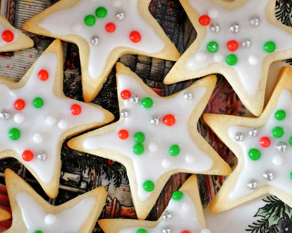 Chocolate-Covered Star Cookies